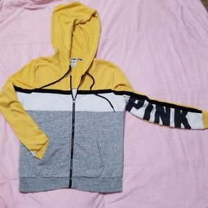 Pink  Victoria secret's long sleeve hoodi